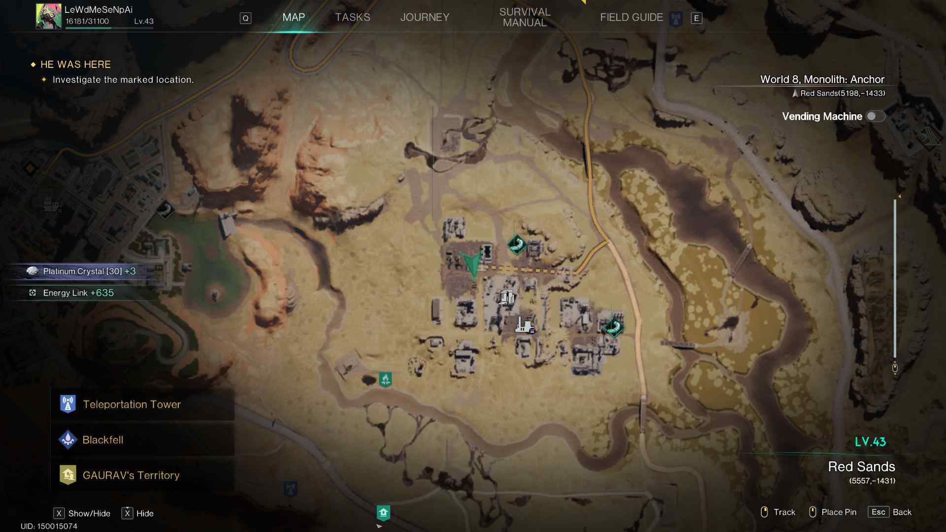 Once Human Blackfell Oil Fields Gear Crate 2 Location