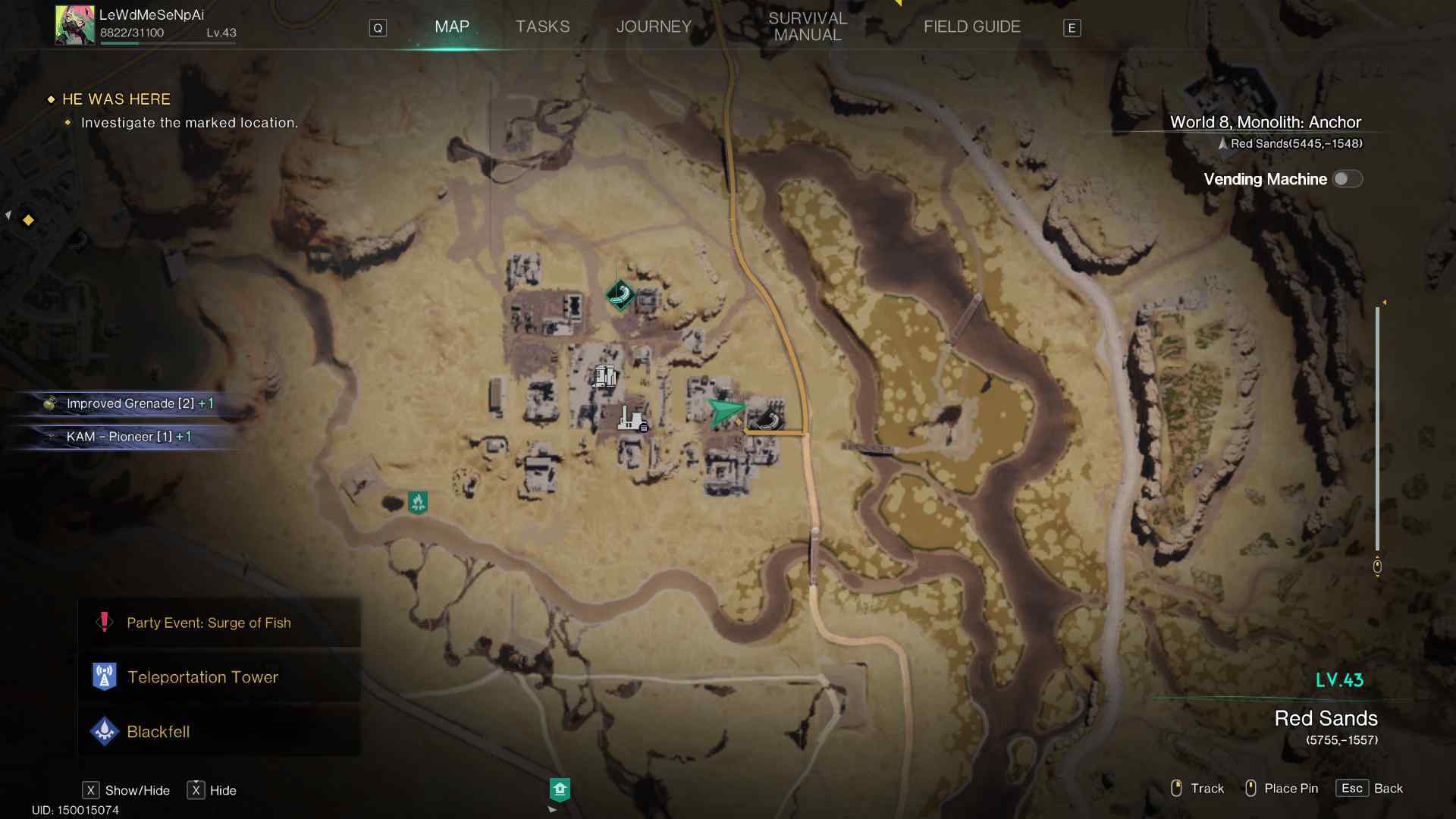 Once Human Blackfell Oil Fields Weapon Crate 1 Location