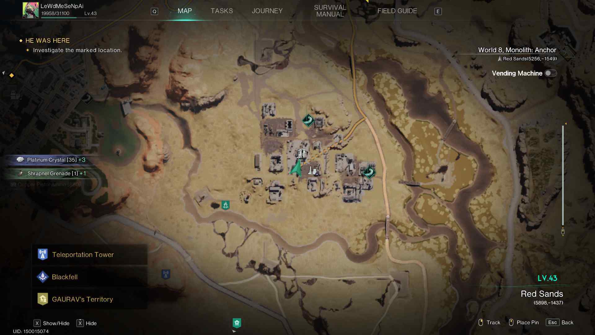 Once Human Blackfell Oil Fields Weapon Crate 2 Location