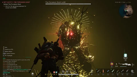 Once Human Forsaken Giant boss crying