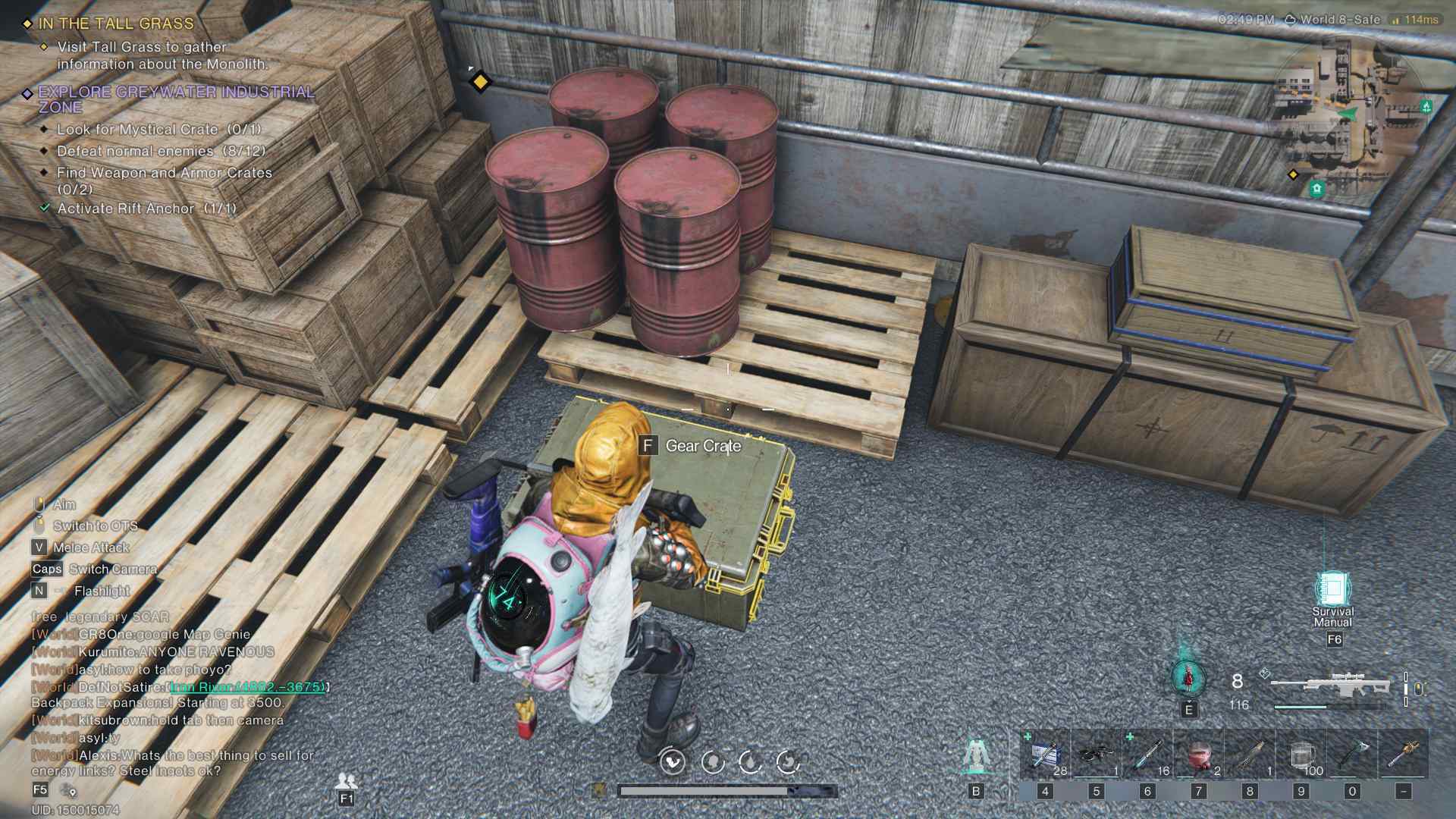 Once Human Greywater Industrial Zone Gear Crate