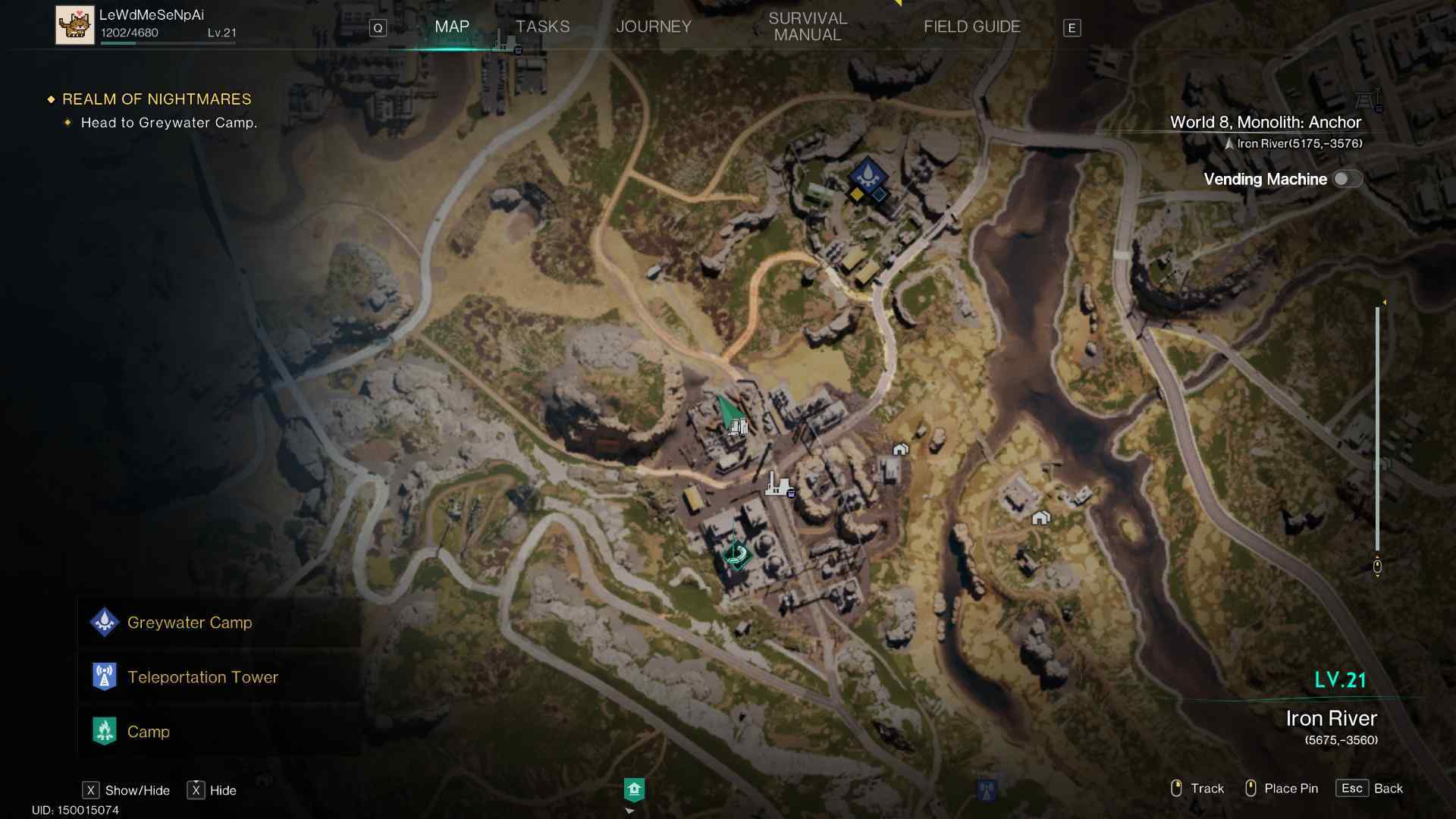 Once Human Refinery Pollution Point Gear Crate Location