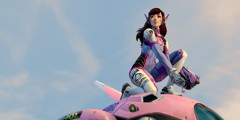 Overwatch D Va artwork