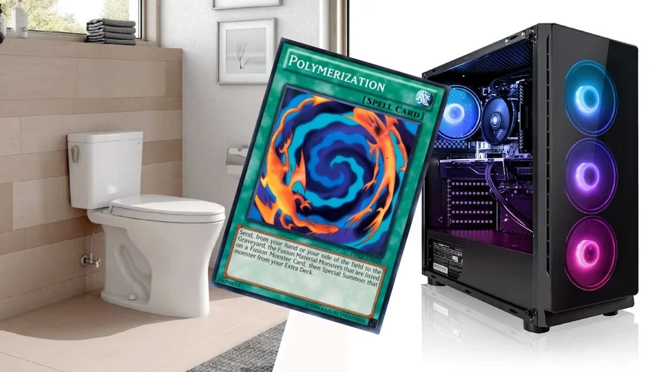 Someone has made a gaming PC from a toilet