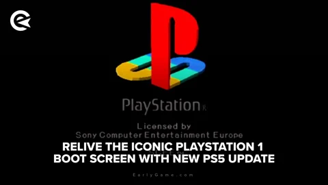 PS One Boot Screen Cover