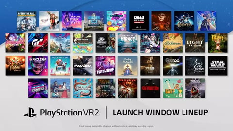 PSVR 2 Launch Games