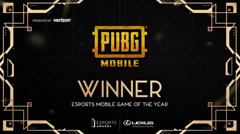PUBG M Obile esports awards