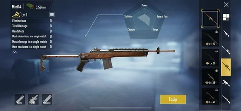 PUBG Mobile DMR Tier List Tier A