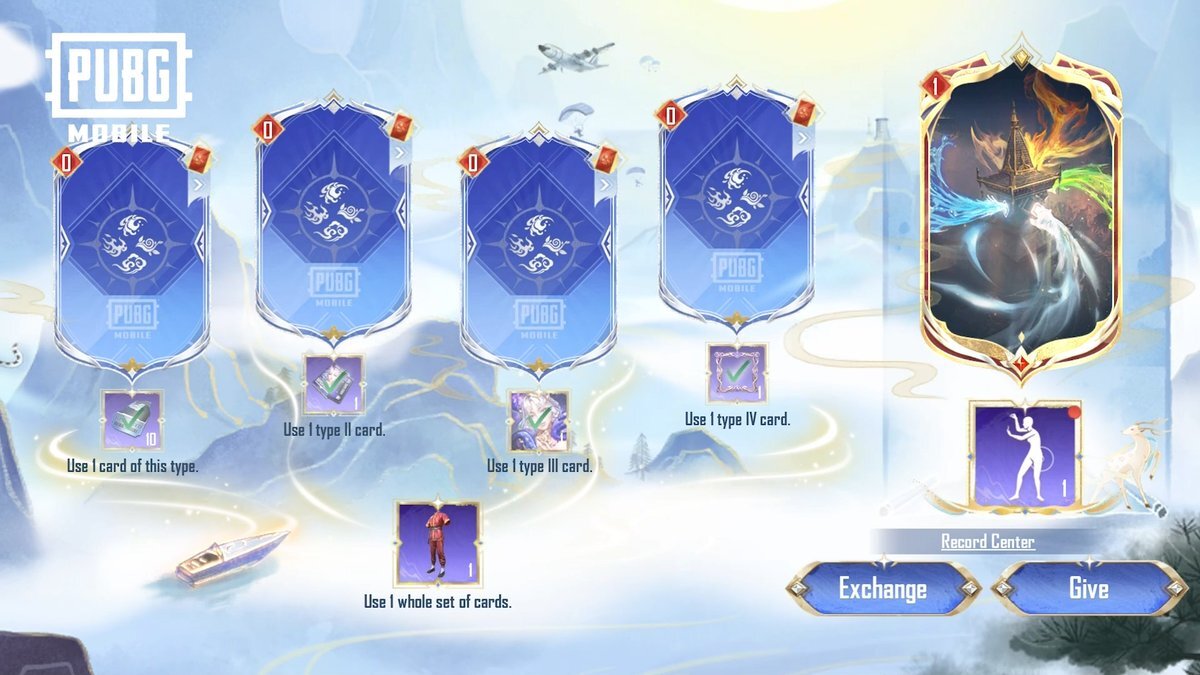 PUBG Mobile Elemental Cards Unite Event