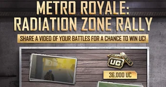 PUBG Mobile Metro Royale Radiation Zone Rally