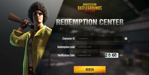 PUBG Mobile redemption 2