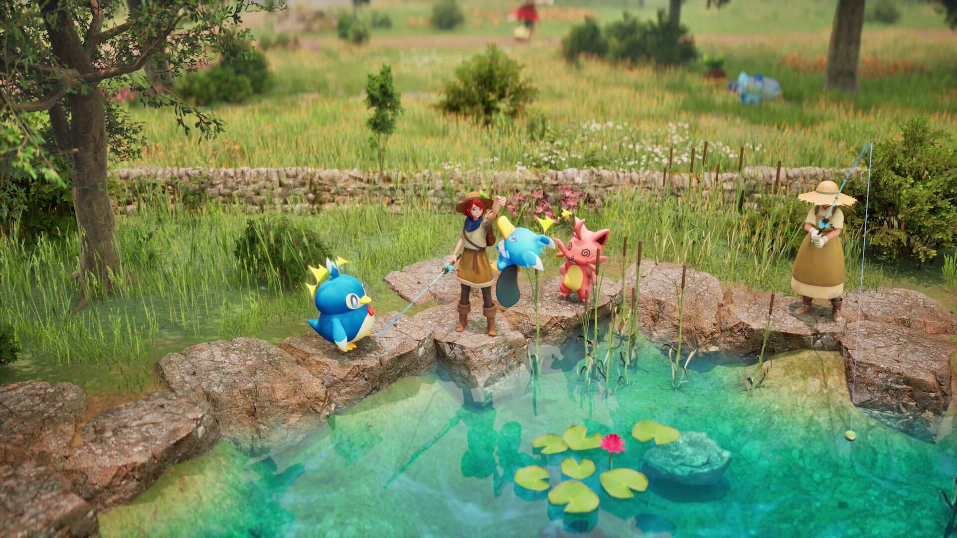 Palfarm gameplay fishing