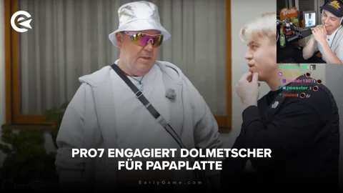 Papaplatte bekommt Dolmetscher