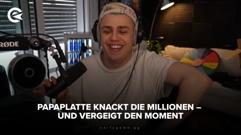 Papaplatte knackt die Millionen Und vergeigt den Moment