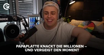 Papaplatte knackt die Millionen Und vergeigt den Moment