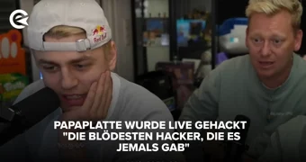 Papaplatte wurde live gehackt