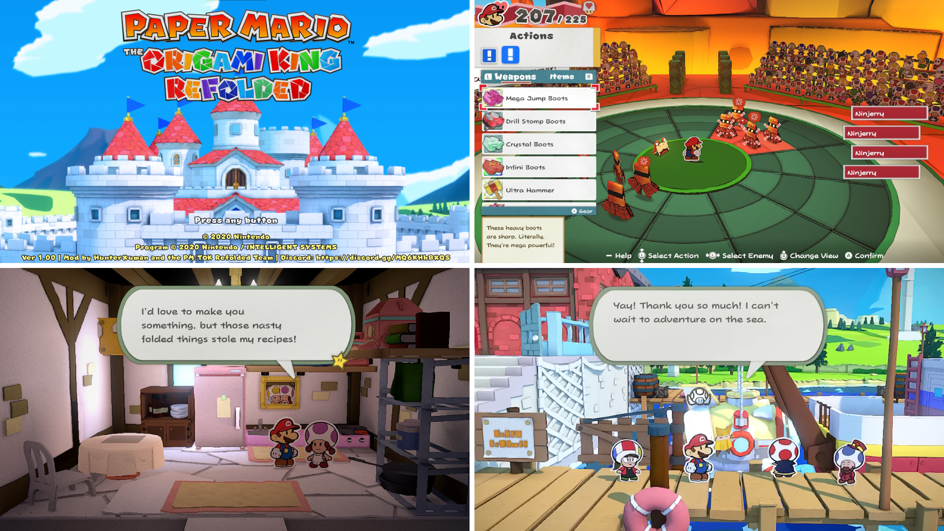 Paper Mario TOK Refolded Screenshots