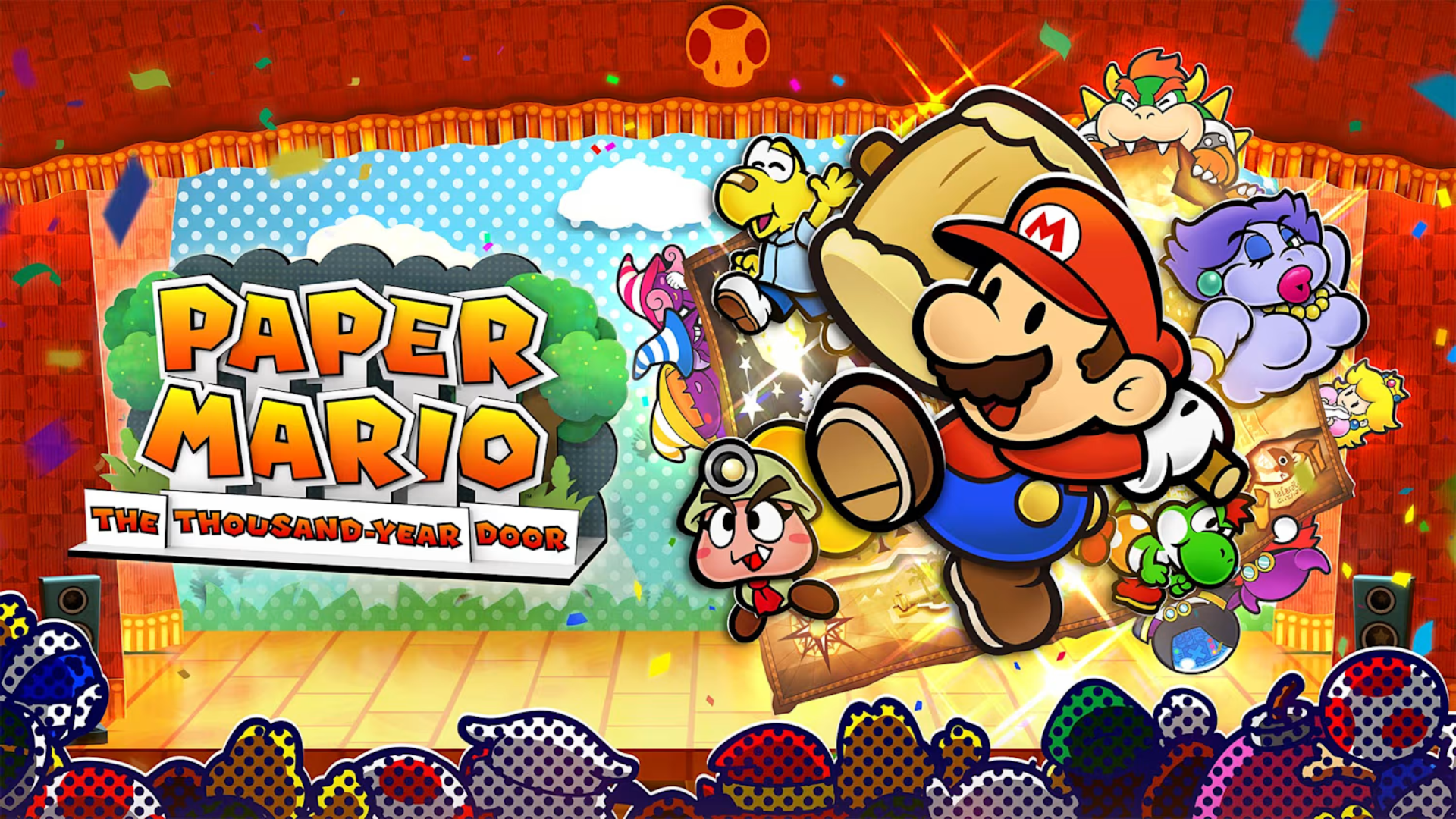 Paper Mario The Thousand Year Door Remake Key Art