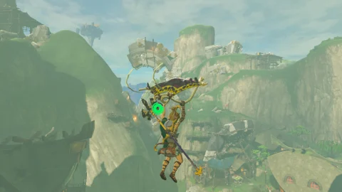 Paragliding over Kakariko Village Tot K