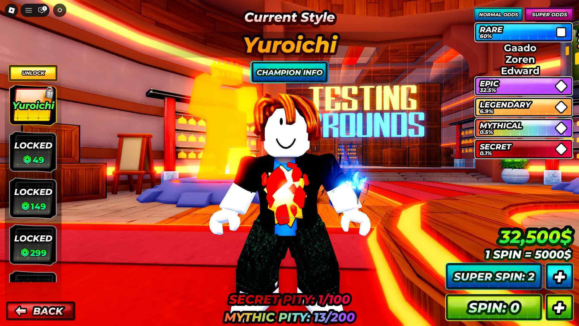 Parkour Champions Rare Champs