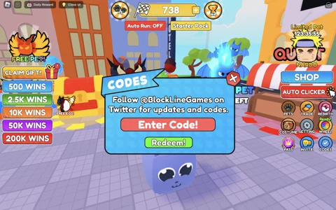 Pet Race redeem codes