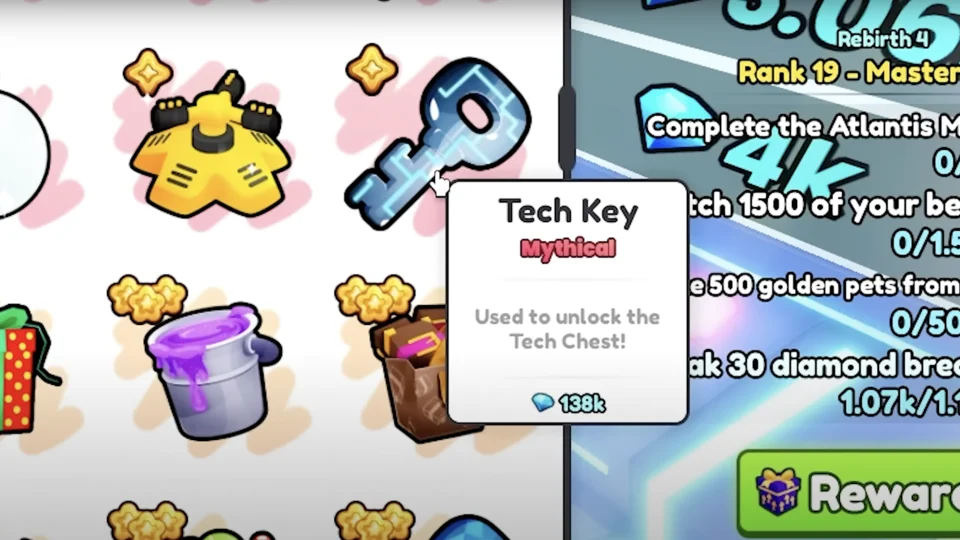 Pet Simulator 99 Tech Chest & Key How To Get & Use MobileMatters