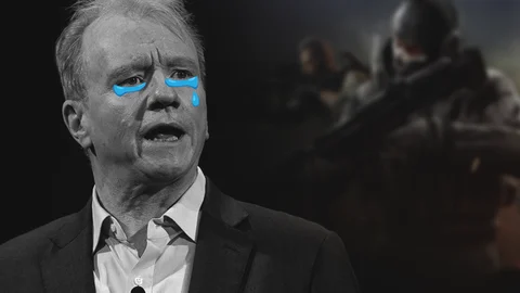 Play Station CEO Jim Ryan crying