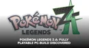 Pokémon Legends Z A Fully playable PC build discovered in recent Game Freak hack