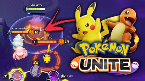 Pokémon Unite gameplay header