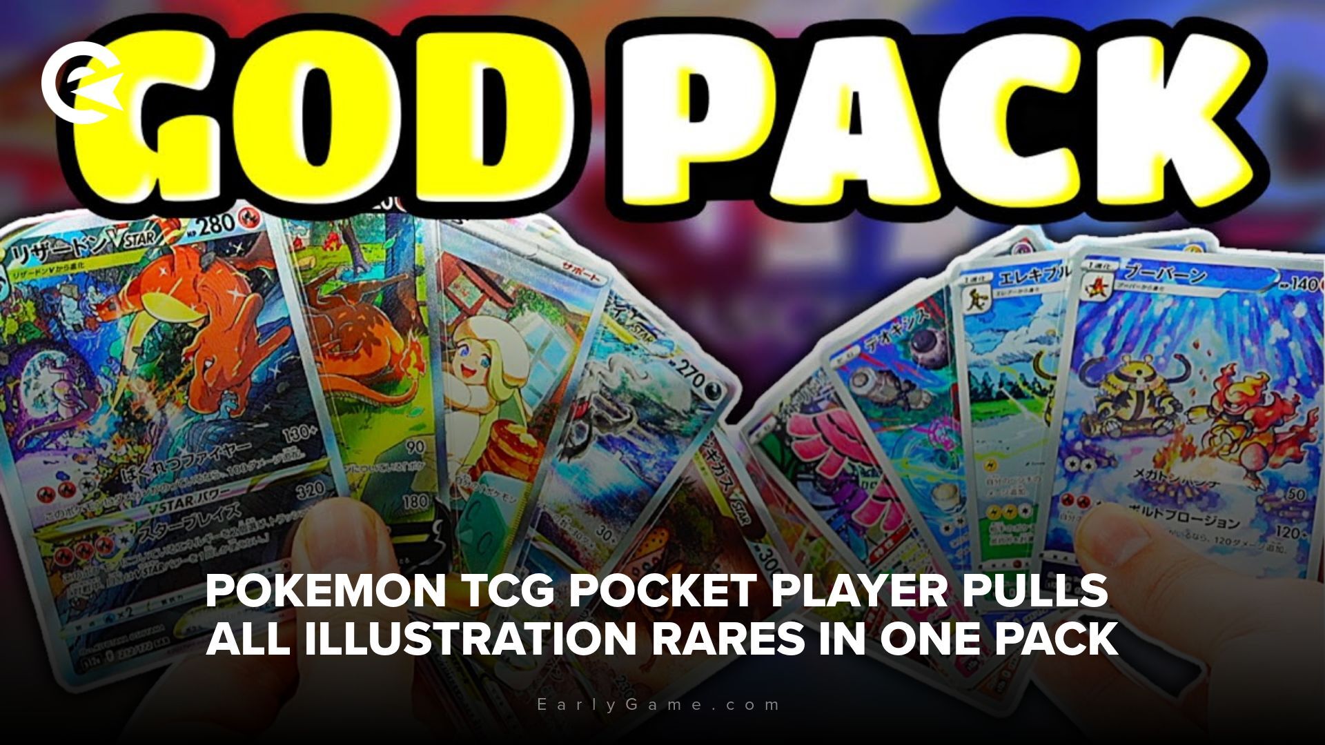 Pokemon TCG Pocket player pulls "God Pack" with every illustration rare