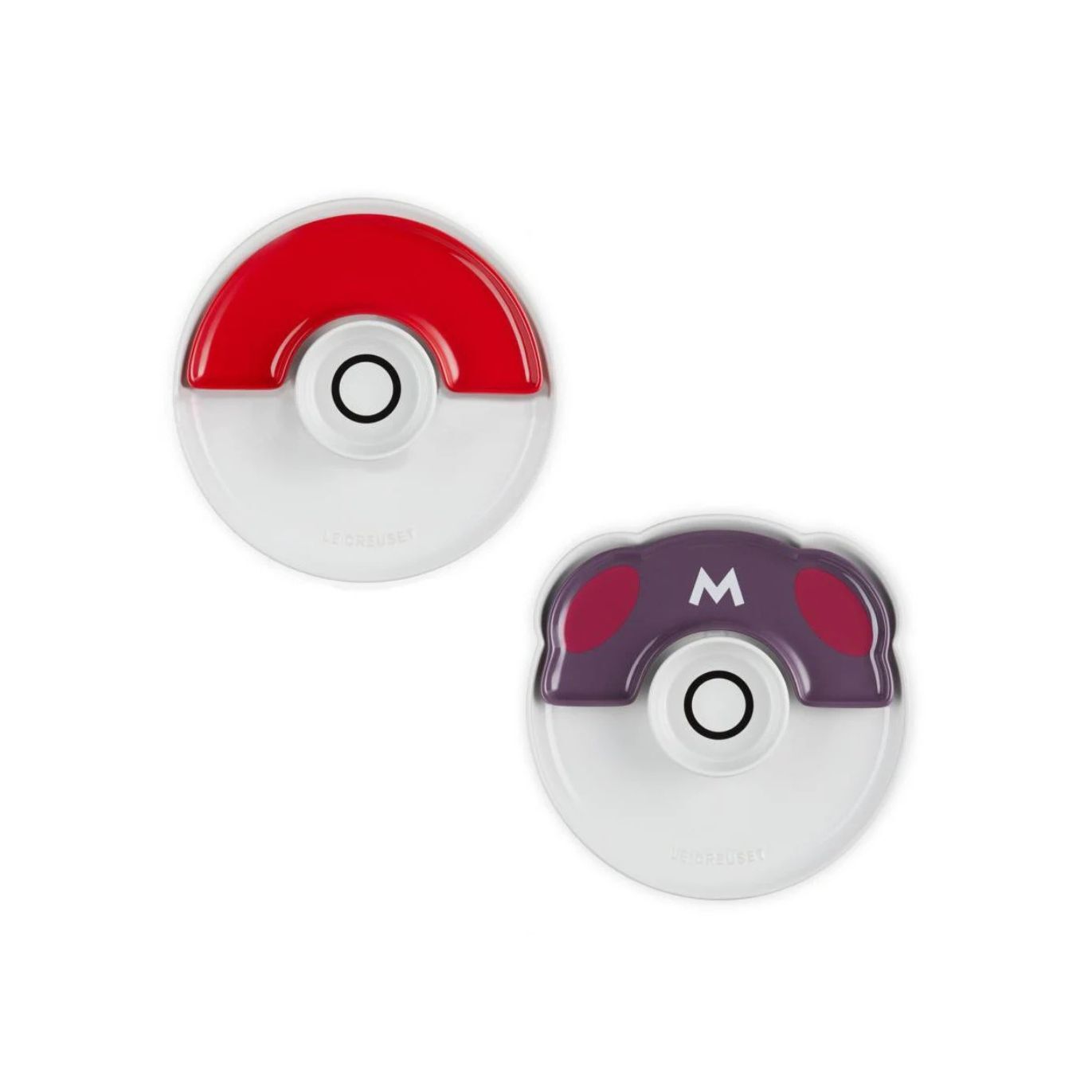 Pokemon Le Creuset Monster Ball and Super Ball Plate Set Pokemon x Le Creuset Embed