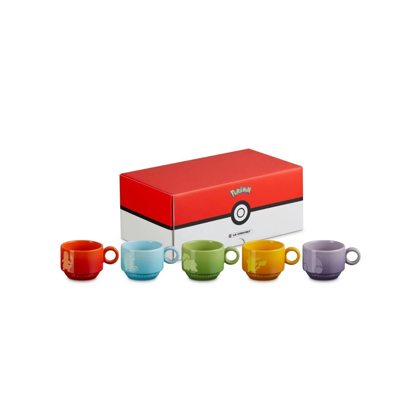 Pokemon Le Creuset Stackable Mugs Pokemon x Le Creuset Embed