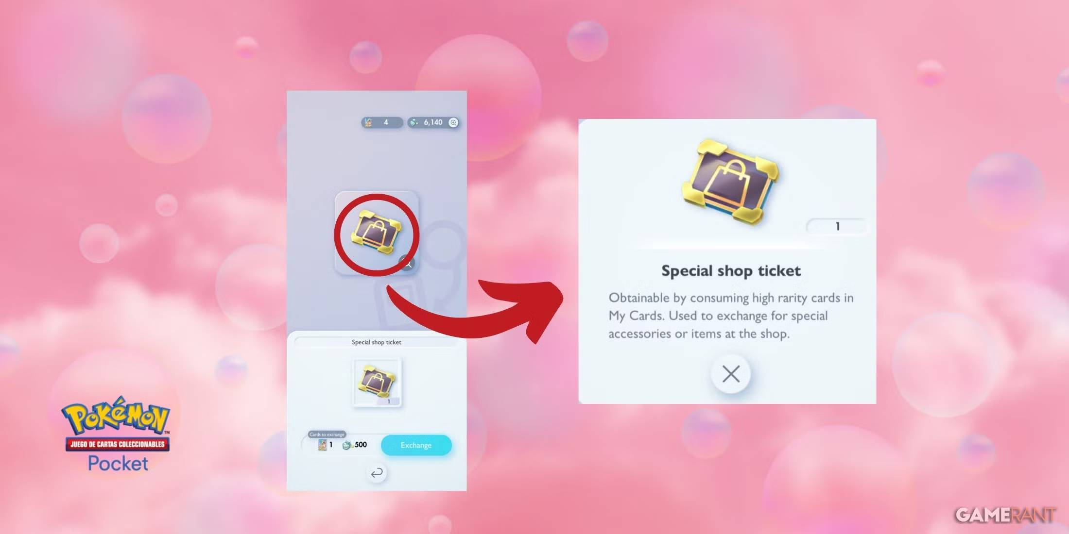 Pokemon TCG Shop Tickets