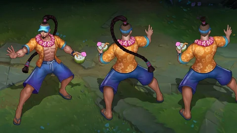 Pool Party Lee Sin Concept Art ASU