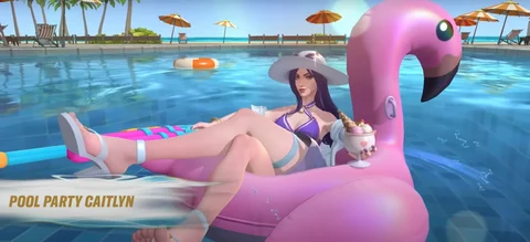 Pool Party Caitlyn Wild Rift