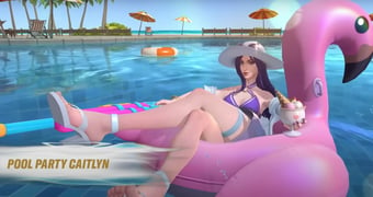 Pool Party Caitlyn Wild Rift