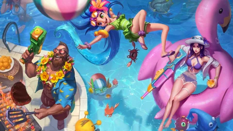 Pool Party Caitlyn Wild Rift