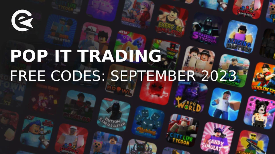 Roblox Pop It Trading codes (December 2023)