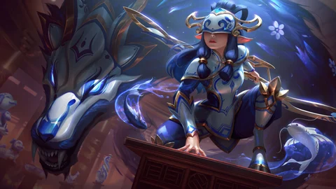 Porcelain Kindred skin