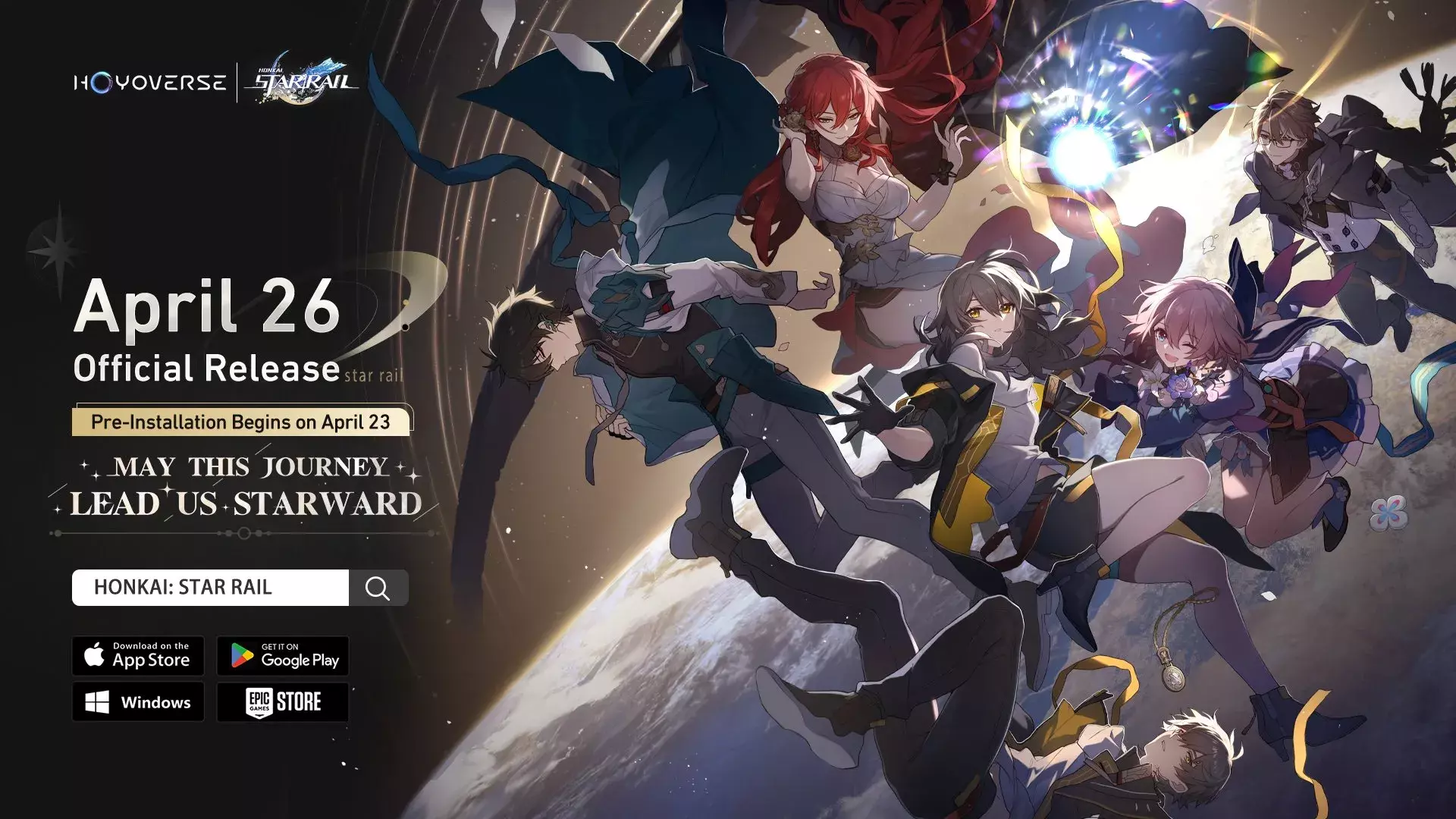 Pre register For Honkai Star Rail