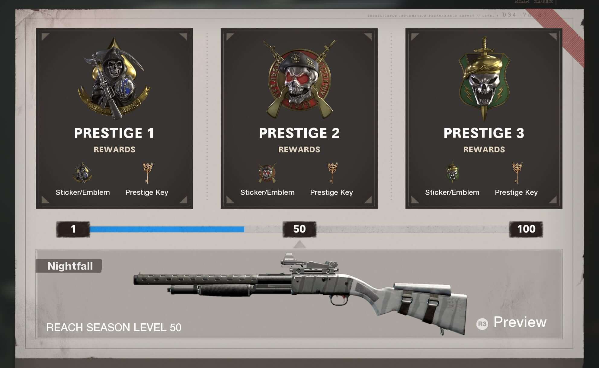 All Prestige levels & rewards in Modern Warfare 3 & Warzone Season