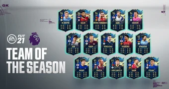 Premier League TOTS FIFA 21