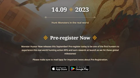Monster Hunter Now Hits One Million Pre-Registrations, monster