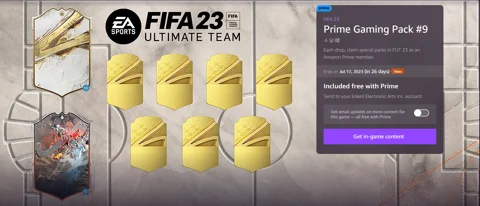 Prime Gaming FIFA 23 June