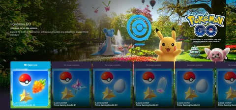 Prime Gaming Banner Pokemon Go