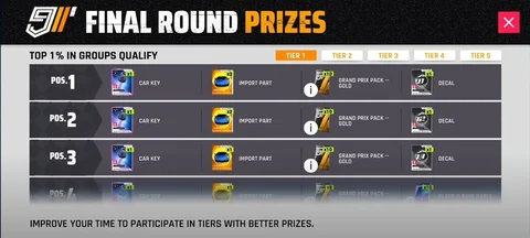 Prizes Asphalt9