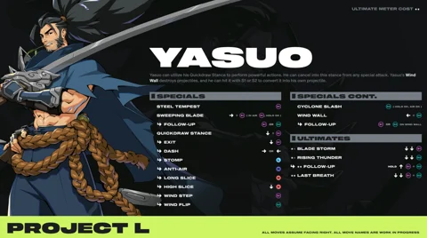 Project L Yasuo Moves 2