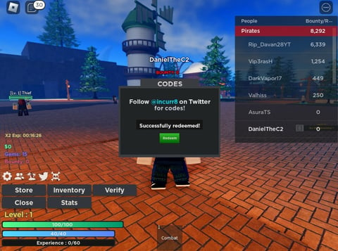 Project New World OLD Codes - Roblox - December 2023 