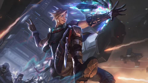 Psy Ops Ezreal HD skin splash