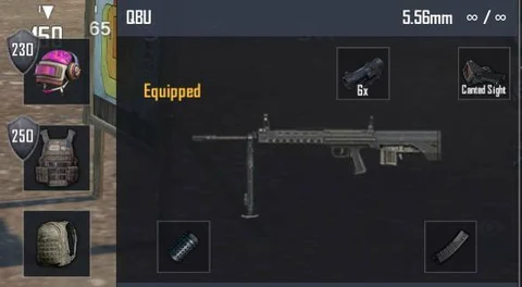 QBU Loadout pubg mobile